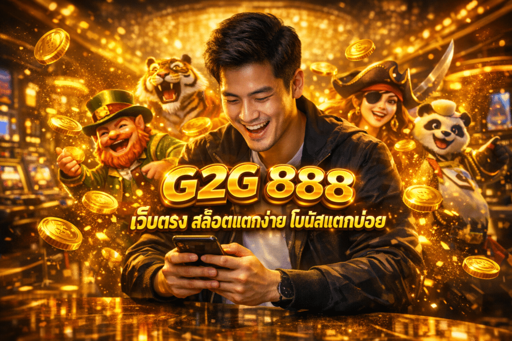 G2G 888 เว็บตรง สล็อตแตกง่าย โบนัสแตกบ่อย