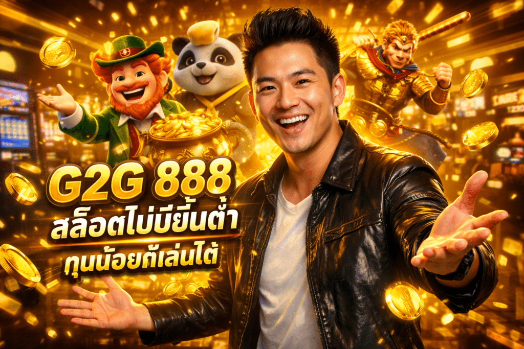 G2G 888 สล็อตไม่มีขั้นต่ำ ทุนน้อยก็เล่นได้